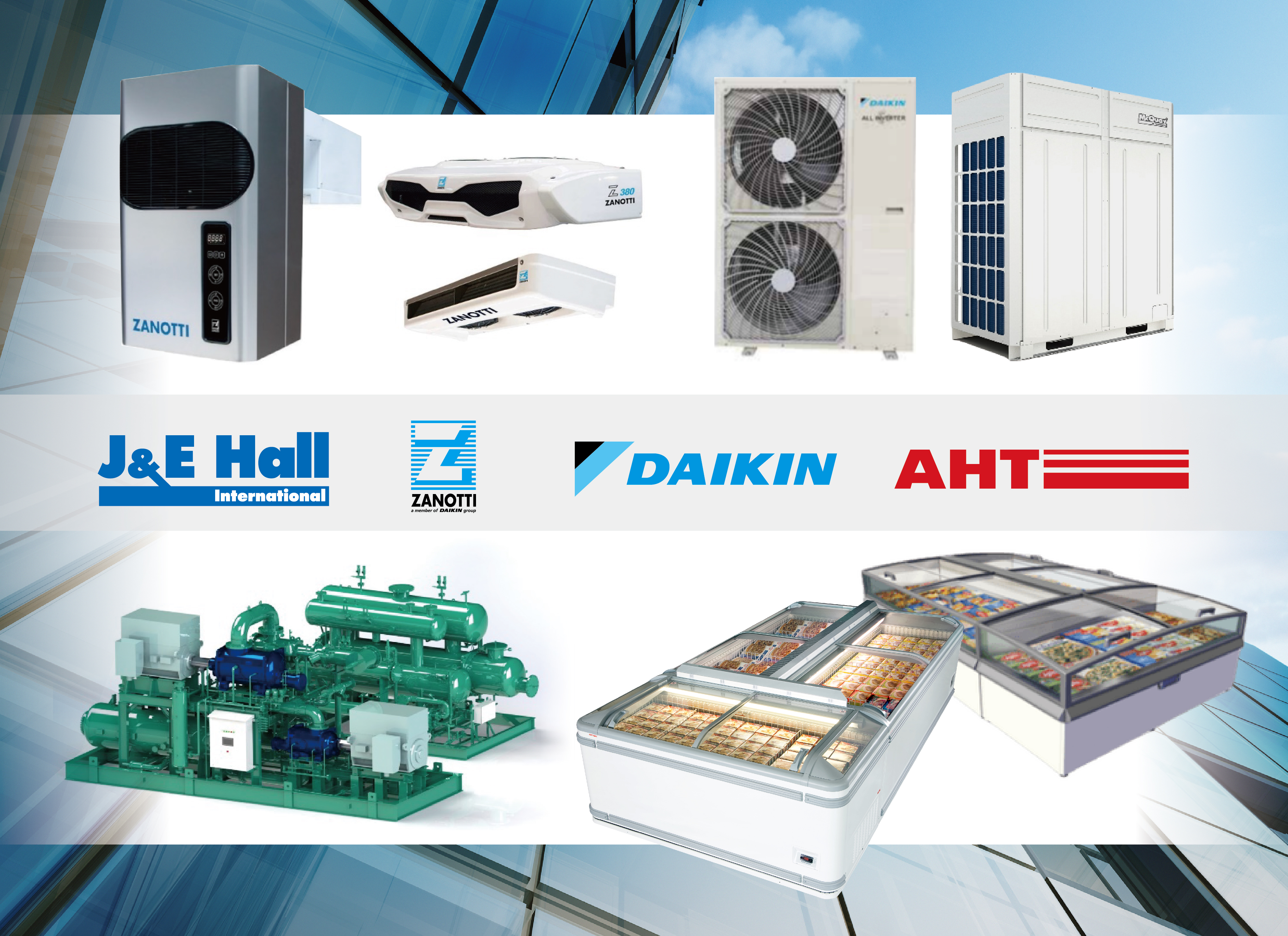 提供 空調淨氣/低溫冷鏈/服務監控 一條龍解決方案